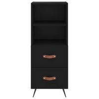 Thumbnail for Highboard Schwarz 34,5x34x180 cm Holzwerkstoff