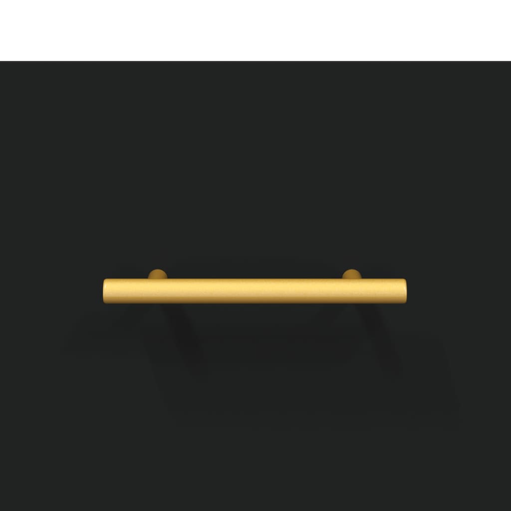 Highboard Schwarz 34,5x34x180 cm Holzwerkstoff