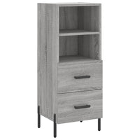 Thumbnail for Highboard Grau Sonoma 34,5x34x180 cm Holzwerkstoff