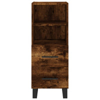 Thumbnail for Highboard Räuchereiche 34,5x34x180 cm Holzwerkstoff