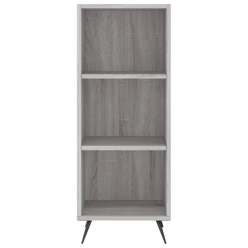Highboard Grau Sonoma 34,5x32,5x180 cm Holzwerkstoff