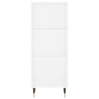 Thumbnail for Highboard Hochglanz-Weiß 34,5x32,5x180 cm Holzwerkstoff