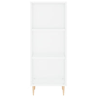Thumbnail for Highboard Hochglanz-Weiß 34,5x32,5x180 cm Holzwerkstoff