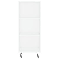 Thumbnail for Highboard Hochglanz-Weiß 34,5x32,5x180 cm Holzwerkstoff