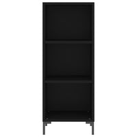 Thumbnail for Highboard Schwarz 34,5x32,5x180 cm Holzwerkstoff