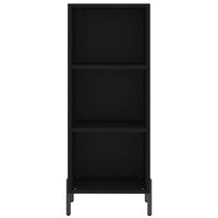 Thumbnail for Highboard Schwarz 34,5x32,5x180 cm Holzwerkstoff