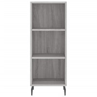 Thumbnail for Highboard Grau Sonoma 34,5x32,5x180 cm Holzwerkstoff