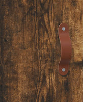 Thumbnail for Highboard Räuchereiche 34,5x34x180 cm Holzwerkstoff