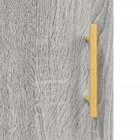 Thumbnail for Highboard Grau Sonoma 34,5x34x180 cm Holzwerkstoff