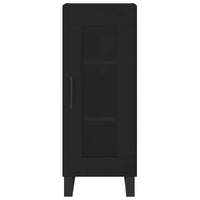 Thumbnail for Highboard Schwarz 34,5x34x180 cm Holzwerkstoff