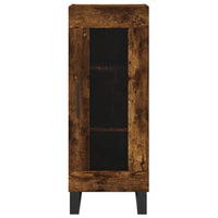 Thumbnail for Highboard Räuchereiche 34,5x34x180 cm Holzwerkstoff