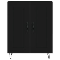 Thumbnail for Highboard Schwarz 69,5x34x180 cm Holzwerkstoff