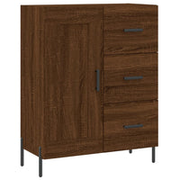 Thumbnail for Highboard Braun Eichen-Optik 69,5x34x180 cm Holzwerkstoff