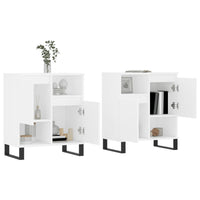 Thumbnail for Sideboards 2 Stk. Weiß Holzwerkstoff