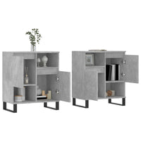 Thumbnail for Sideboards 2 Stk. Betongrau Holzwerkstoff