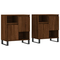 Thumbnail for Sideboards 2 Stk. Braun Eichen-Optik Holzwerkstoff