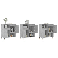 Thumbnail for Sideboards 3 Stk. Betongrau Holzwerkstoff