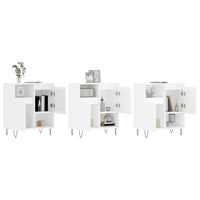 Thumbnail for Sideboards 3 Stk. Hochglanz-Weiß Holzwerkstoff