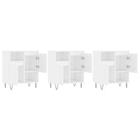 Thumbnail for Sideboards 3 Stk. Hochglanz-Weiß Holzwerkstoff