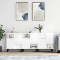 Thumbnail for Sideboards 3 Stk. Hochglanz-Weiß Holzwerkstoff