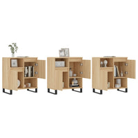 Thumbnail for Sideboards 3 Stk. Sonoma-Eiche Holzwerkstoff