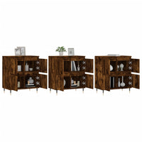 Thumbnail for Sideboards 3 Stk. Räuchereiche Holzwerkstoff