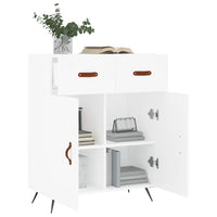 Thumbnail for Sideboard Weiß 69,5x34x90 cm Holzwerkstoff