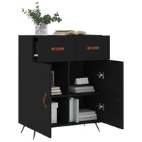 Thumbnail for Sideboard Schwarz 69,5x34x90 cm Holzwerkstoff