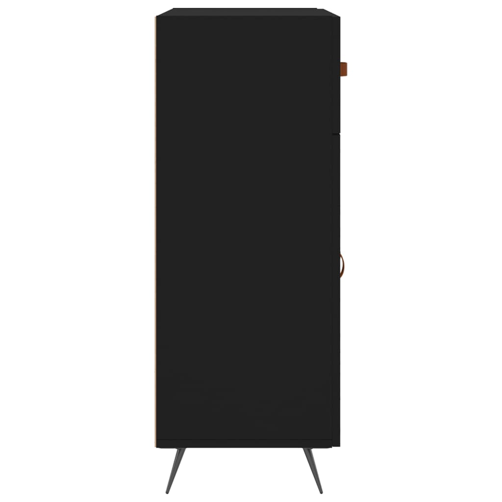 Sideboard Schwarz 69,5x34x90 cm Holzwerkstoff