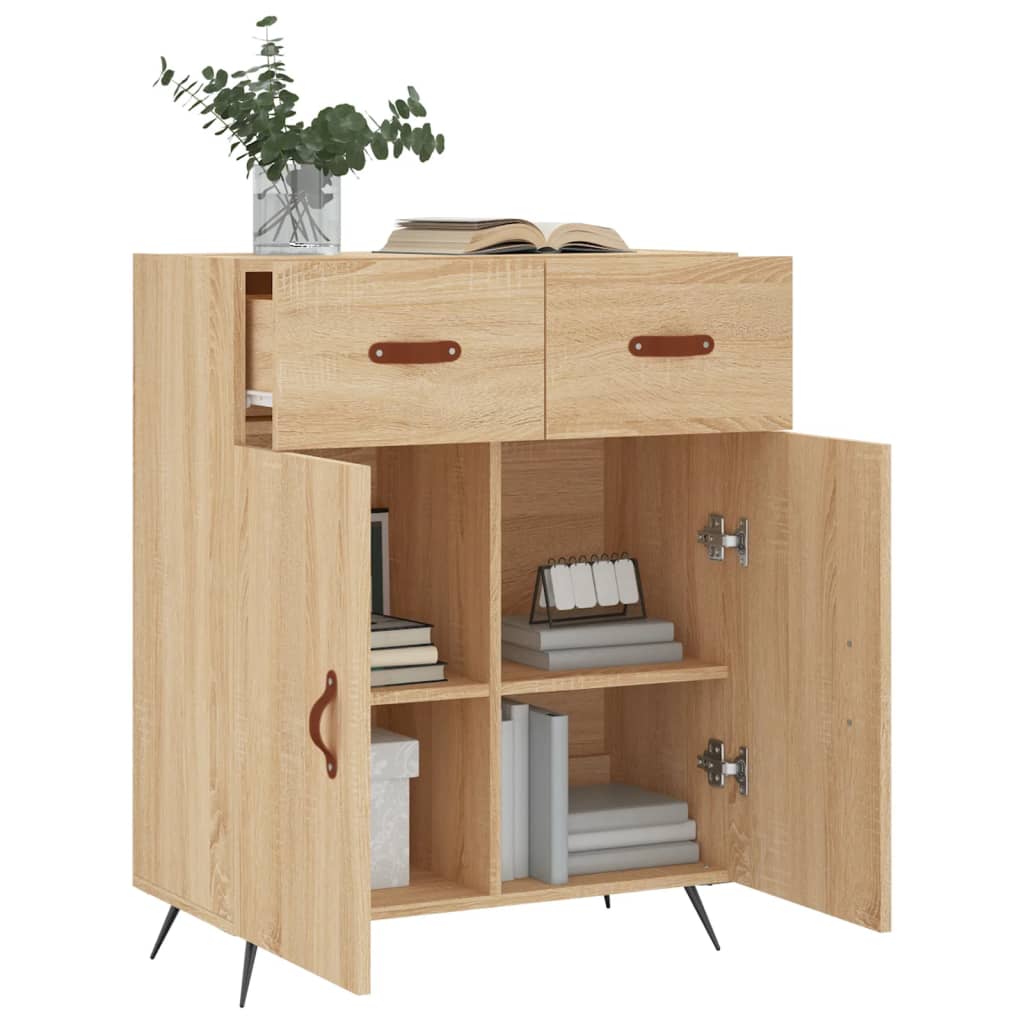 Sideboard Sonoma-Eiche 69,5x34x90 cm Holzwerkstoff