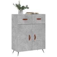 Thumbnail for Sideboard Betongrau 69,5x34x90 cm Holzwerkstoff