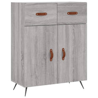 Thumbnail for Sideboard Grau Sonoma 69,5x34x90 cm Holzwerkstoff