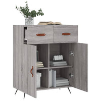 Thumbnail for Sideboard Grau Sonoma 69,5x34x90 cm Holzwerkstoff