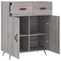 Thumbnail for Sideboard Grau Sonoma 69,5x34x90 cm Holzwerkstoff