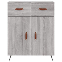 Thumbnail for Sideboard Grau Sonoma 69,5x34x90 cm Holzwerkstoff