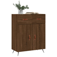 Thumbnail for Sideboard Braun Eichen-Optik 69,5x34x90 cm Holzwerkstoff