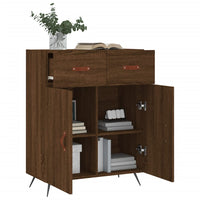 Thumbnail for Sideboard Braun Eichen-Optik 69,5x34x90 cm Holzwerkstoff