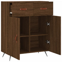Thumbnail for Sideboard Braun Eichen-Optik 69,5x34x90 cm Holzwerkstoff