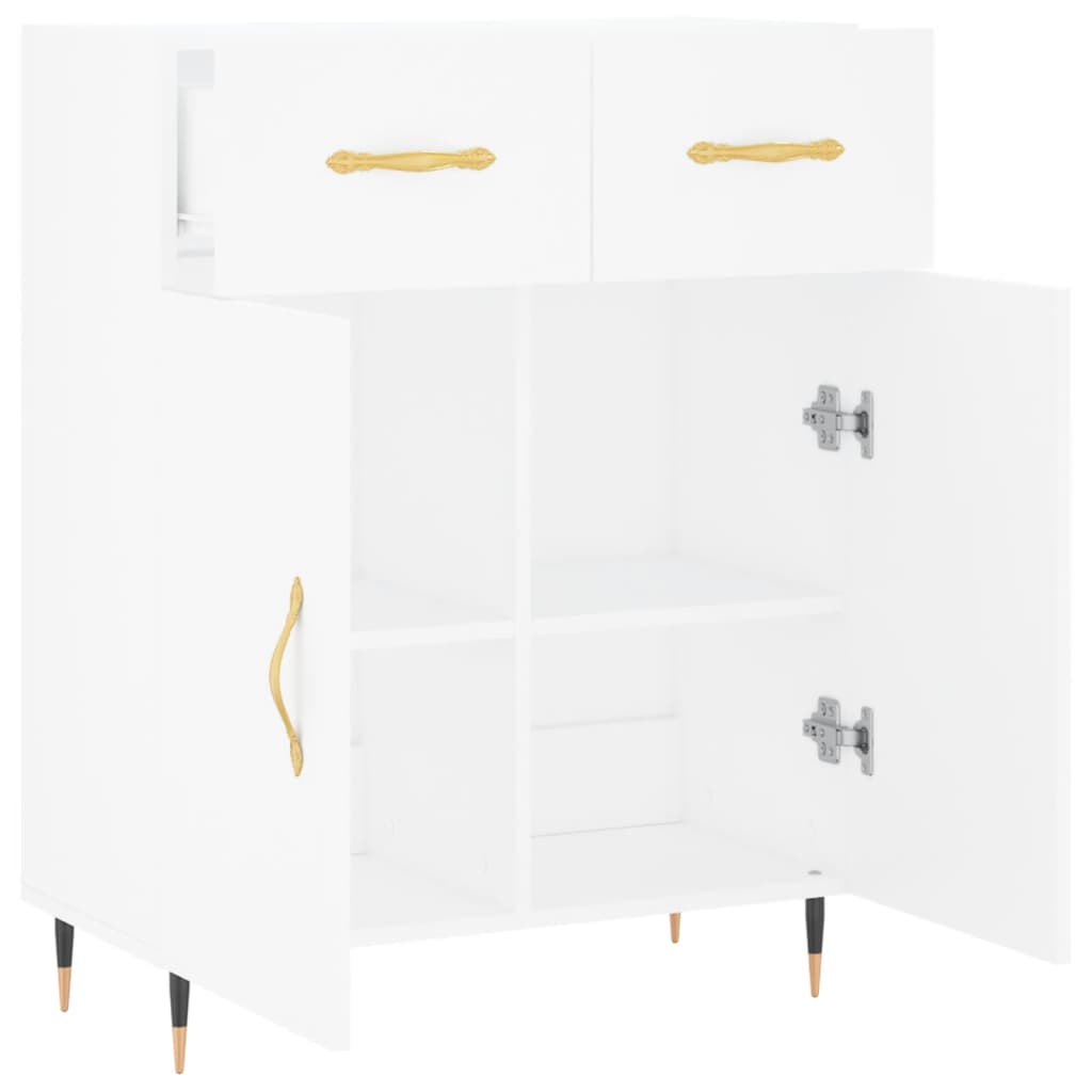 Sideboard Weiß 69,5x34x90 cm Holzwerkstoff
