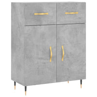 Thumbnail for Sideboard Betongrau 69,5x34x90 cm Holzwerkstoff