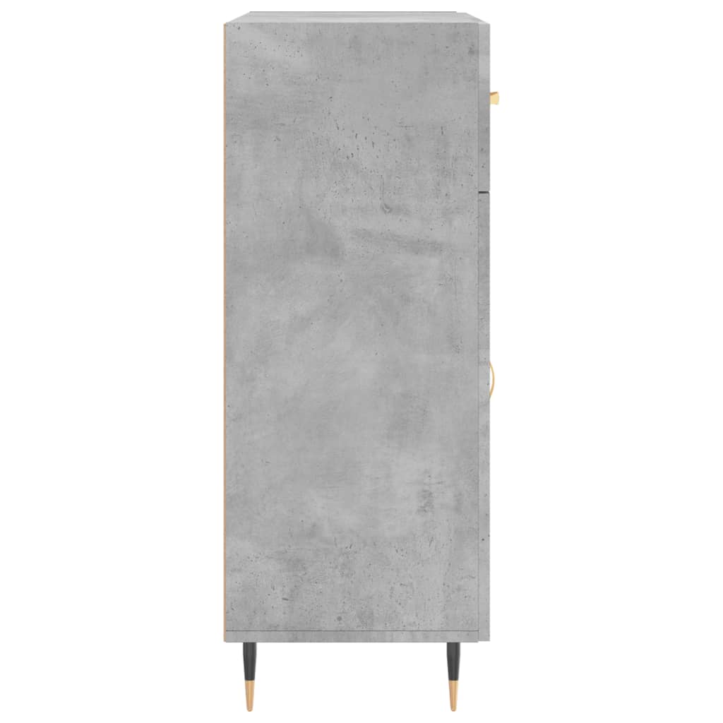 Sideboard Betongrau 69,5x34x90 cm Holzwerkstoff