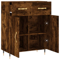Thumbnail for Sideboard Räuchereiche 69,5x34x90 cm Holzwerkstoff