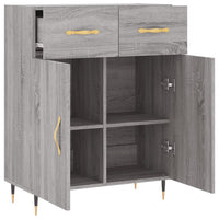 Thumbnail for Sideboard Grau Sonoma 69,5x34x90 cm Holzwerkstoff