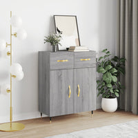 Thumbnail for Sideboard Grau Sonoma 69,5x34x90 cm Holzwerkstoff