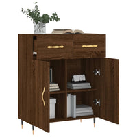 Thumbnail for Sideboard Braun Eichen-Optik 69,5x34x90 cm Holzwerkstoff
