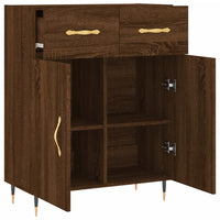 Thumbnail for Sideboard Braun Eichen-Optik 69,5x34x90 cm Holzwerkstoff