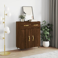 Thumbnail for Sideboard Braun Eichen-Optik 69,5x34x90 cm Holzwerkstoff