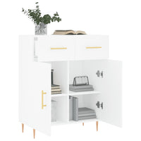 Thumbnail for Sideboard Weiß 69,5x34x90 cm Holzwerkstoff