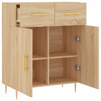 Thumbnail for Sideboard Sonoma-Eiche 69,5x34x90 cm Holzwerkstoff