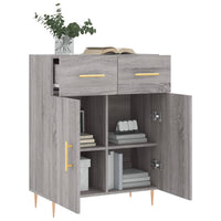 Thumbnail for Sideboard Grau Sonoma 69,5x34x90 cm Holzwerkstoff